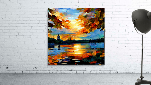 Fall Lake Wall Preview