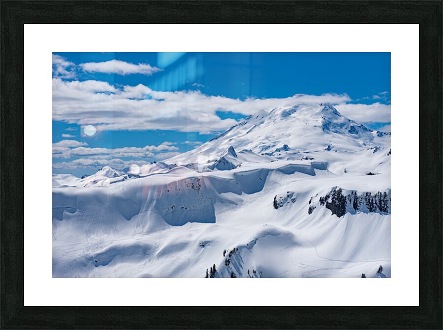 Mt Baker Backcountry Picture Frame print