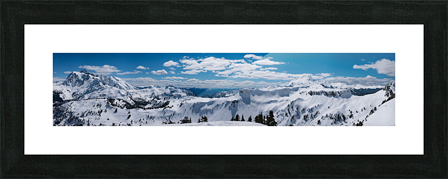 Baker Backcountry Pano Picture Frame print
