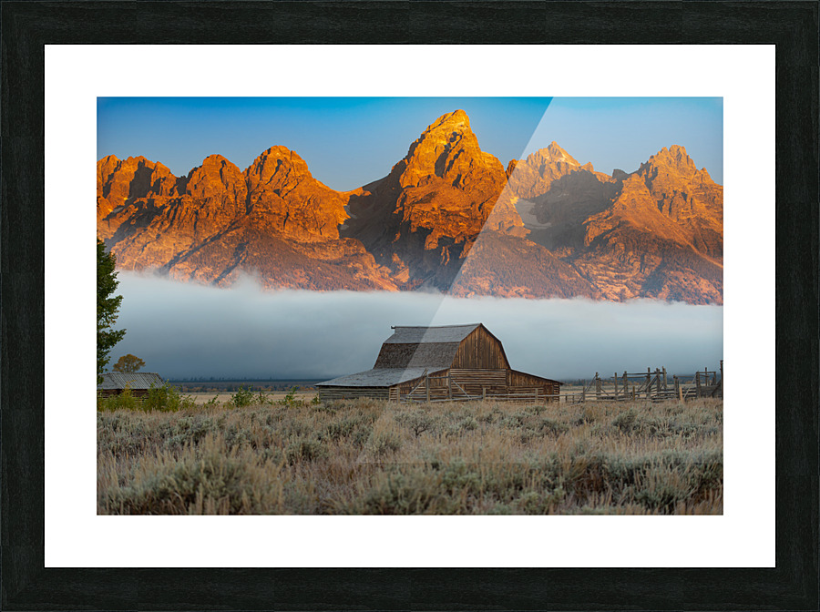 Mormon Row Picture Frame print