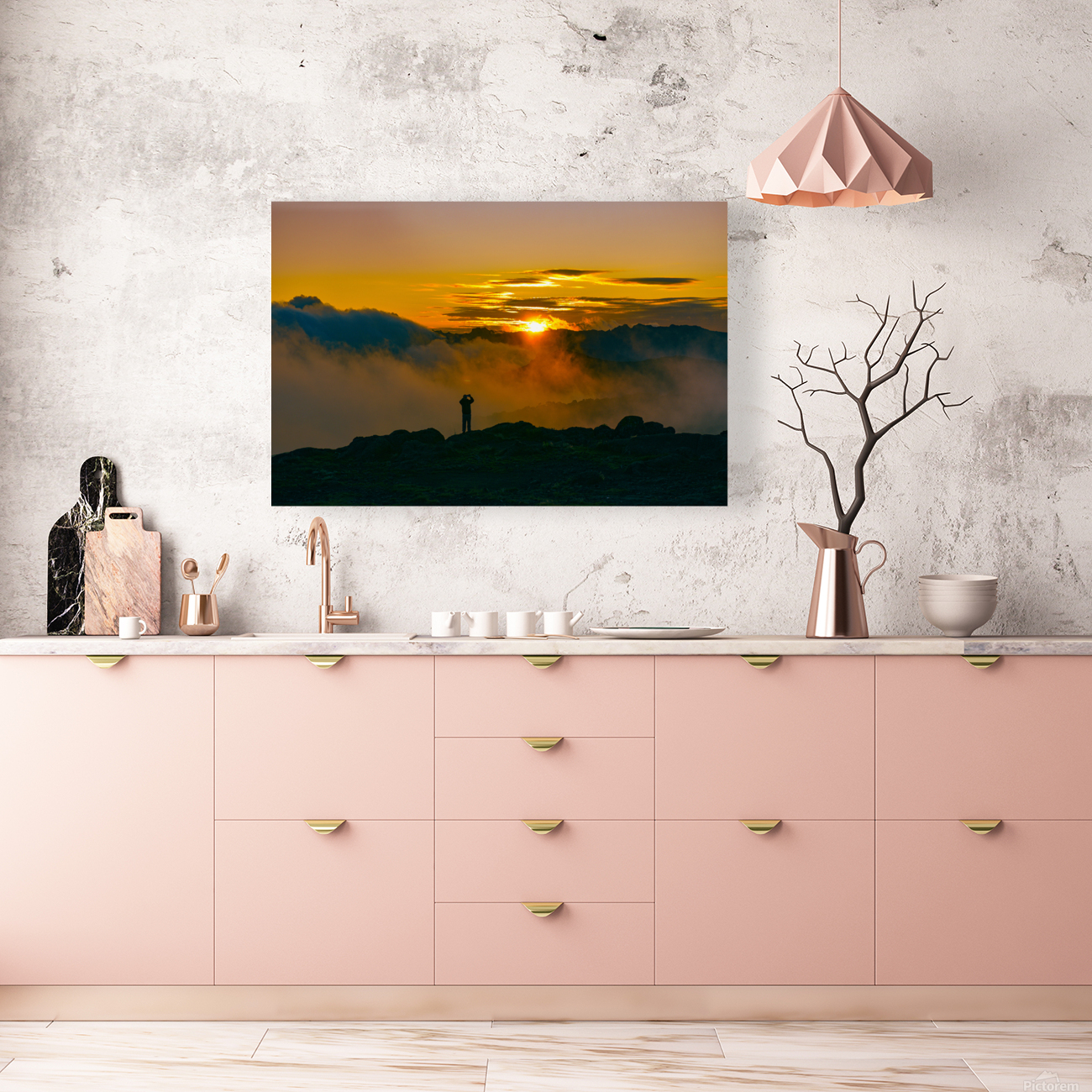 Kili brian sunset Reproduction