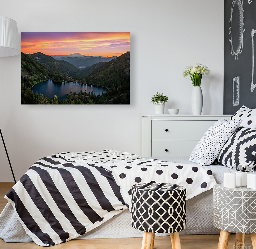 Lillian rainier sunset Reproduction