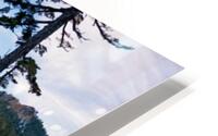 Snow Lake Pano HD Metal print