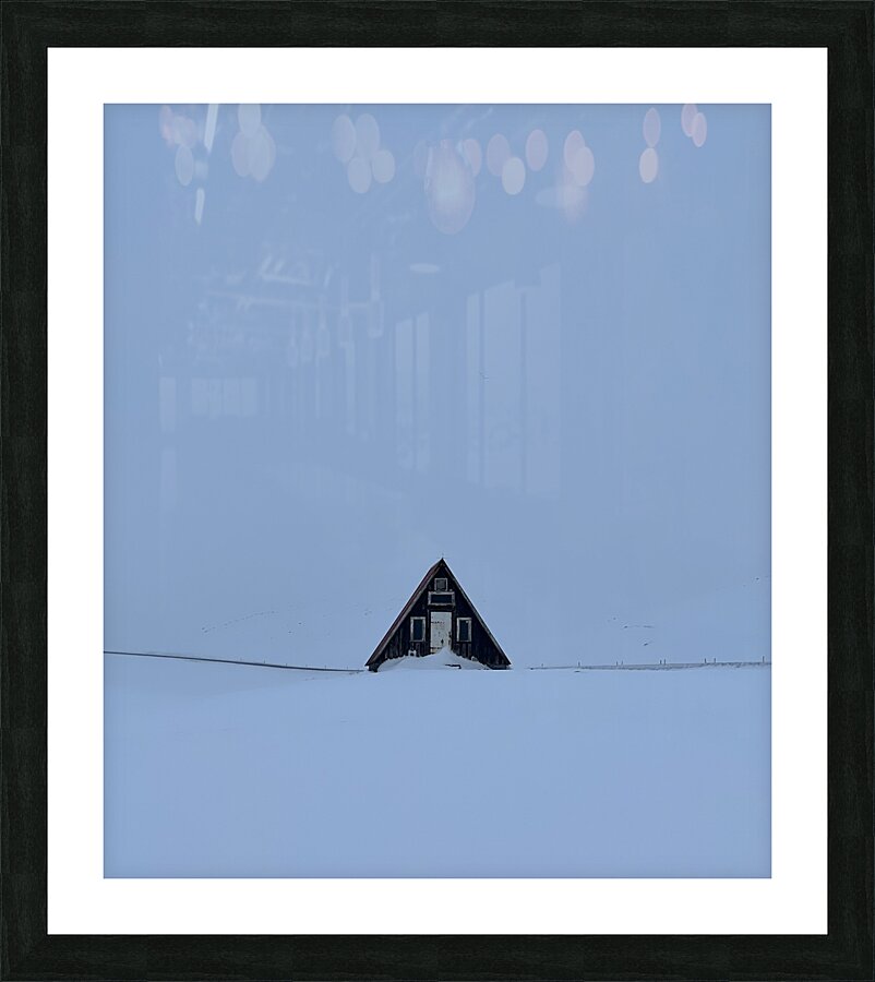 Winter Shelter Picture Frame print