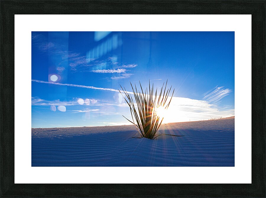 Desert Waves Picture Frame print