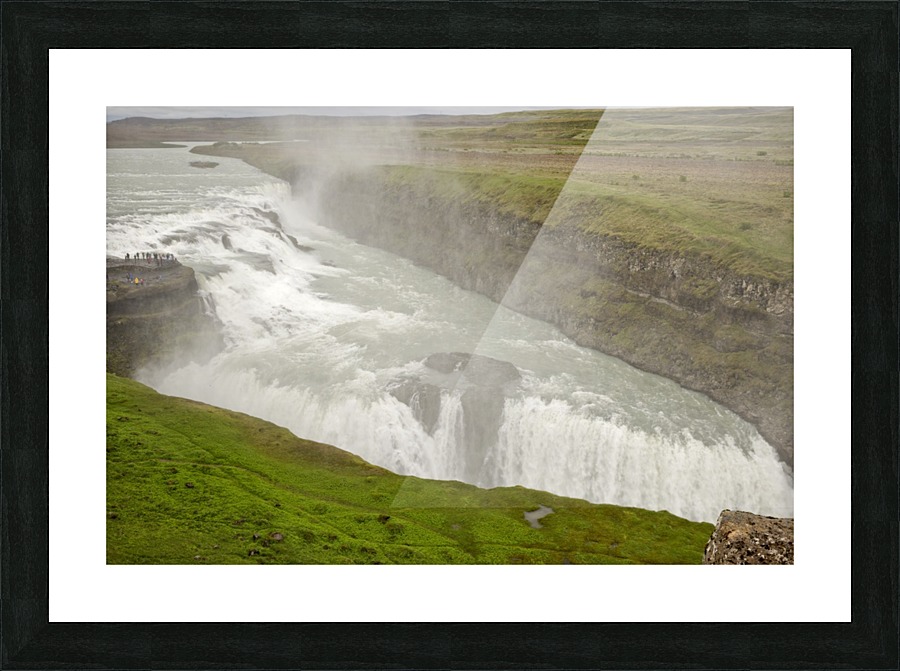 Disappearing Gullfoss Picture Frame print