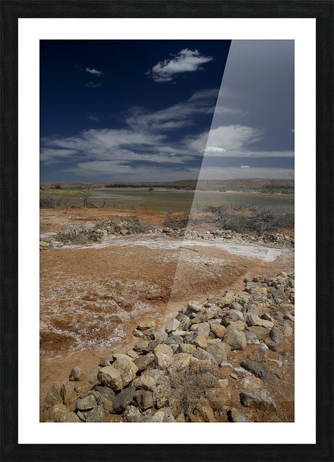 Between Desert and Sky Picture Frame print