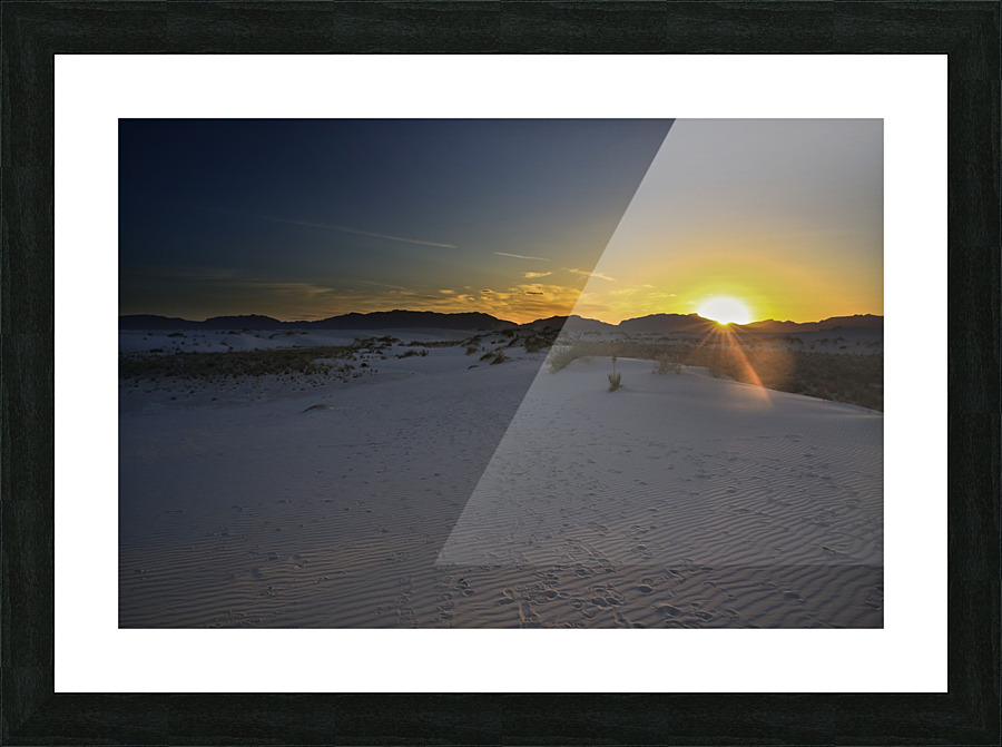 Sunset on the Dunes Picture Frame print