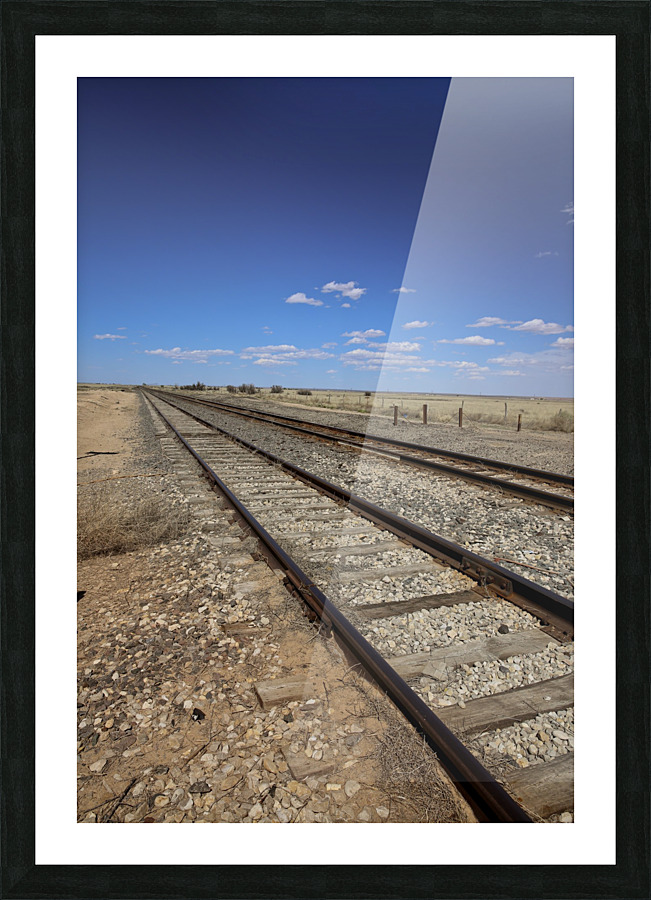 Railroad to Infinity Picture Frame print