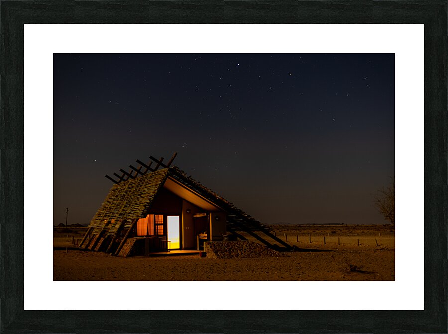 Cabin & Stars 1 Picture Frame print