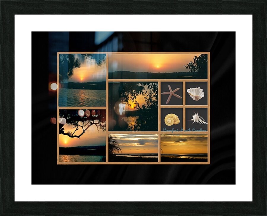 Coastal Sunset Collection Picture Frame print