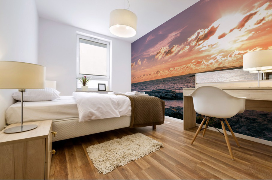 Magic Sunset Mural print
