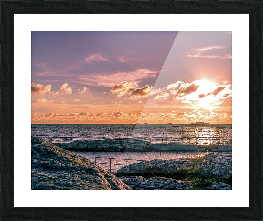Magic Sunset Picture Frame print