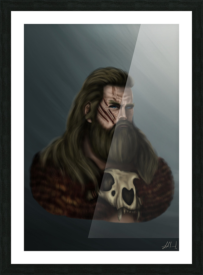 The Viking  Picture Frame print