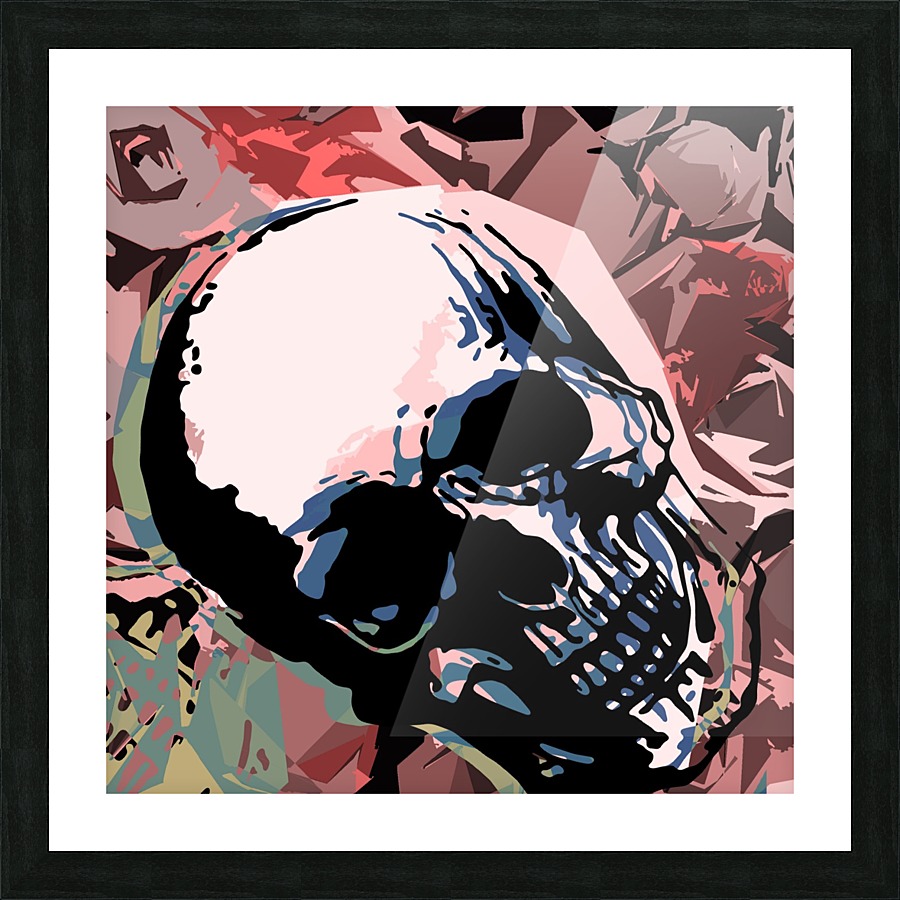 skull soul vector Picture Frame print