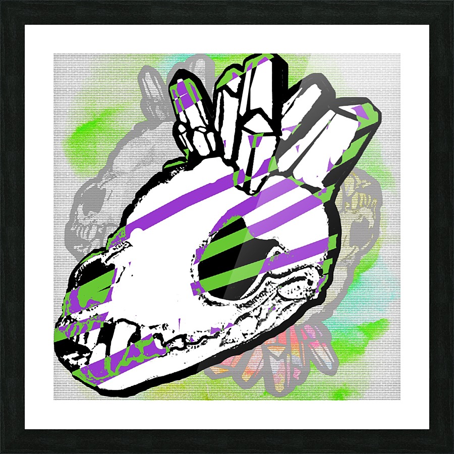 crystalskull Picture Frame print