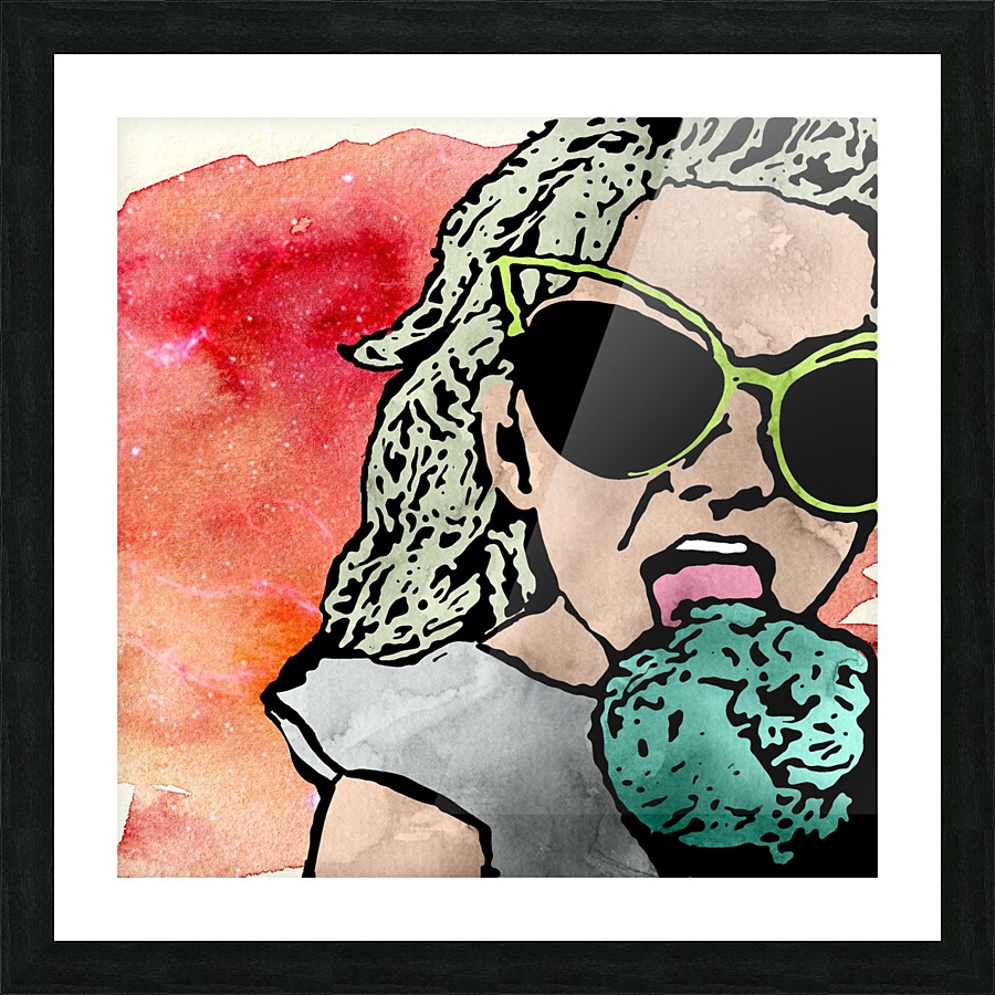 icecream Picture Frame print