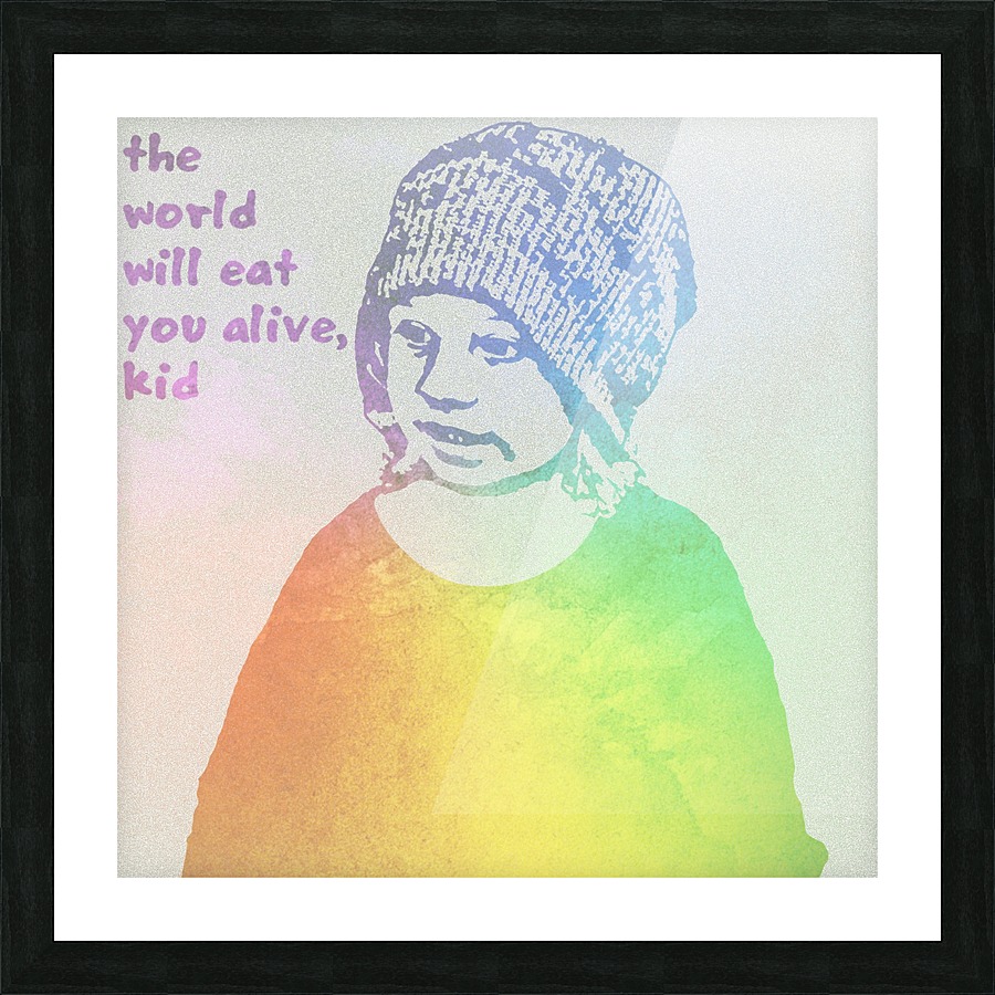 alive Picture Frame print