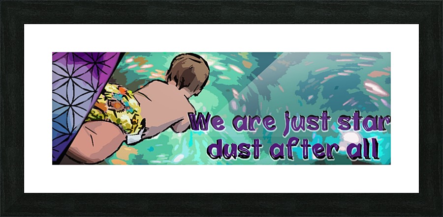 star dust Picture Frame print