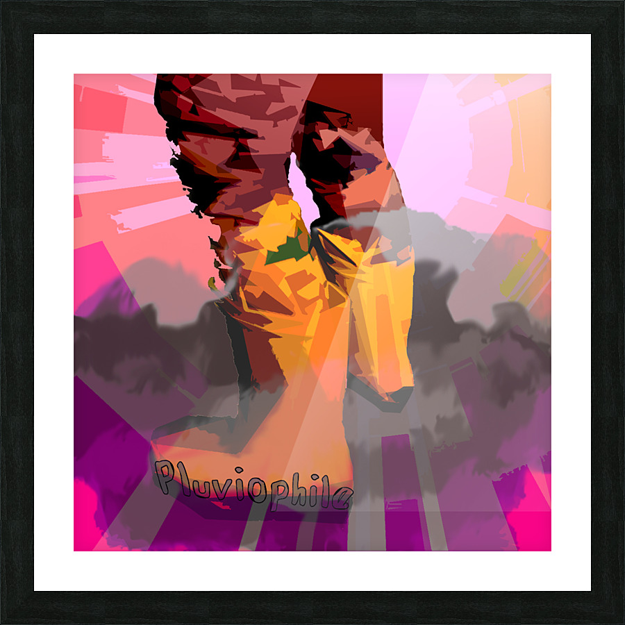 pluviophile Picture Frame print