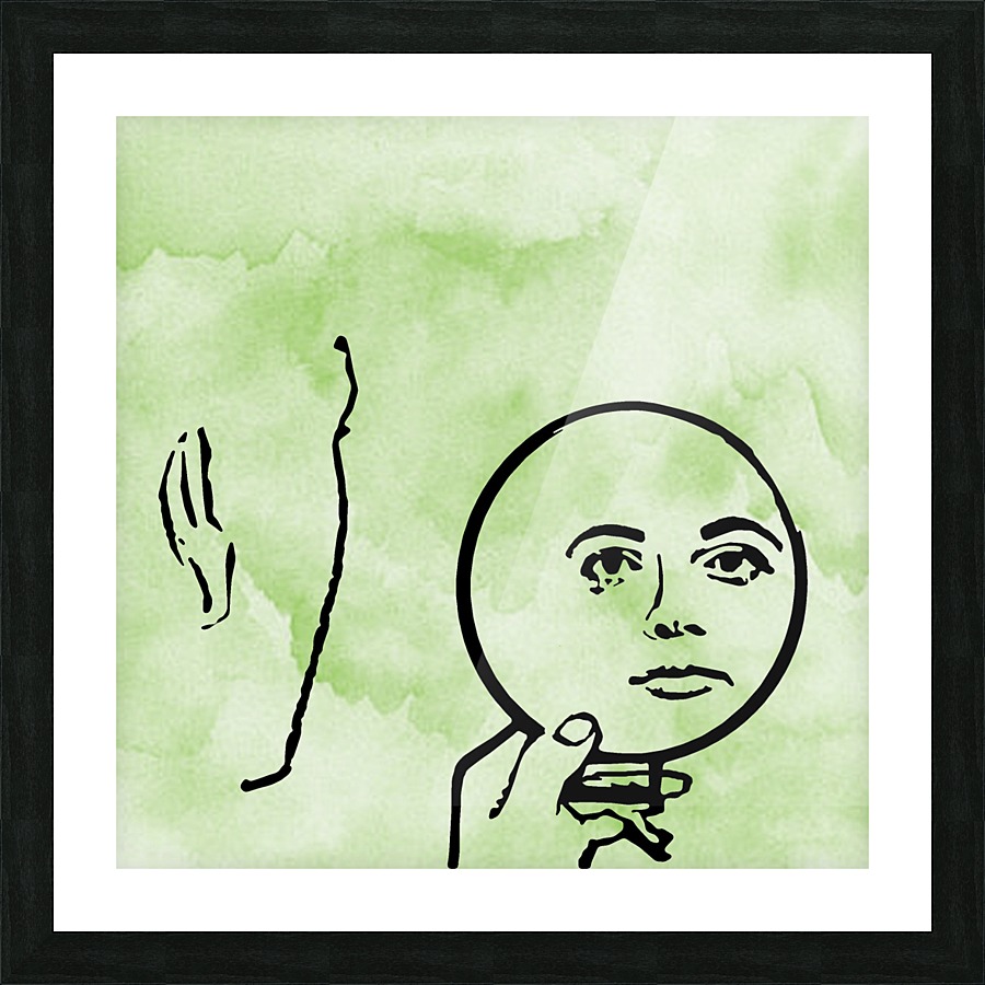 contempt Picture Frame print