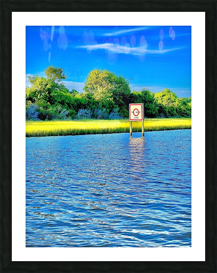 No Wake Picture Frame print
