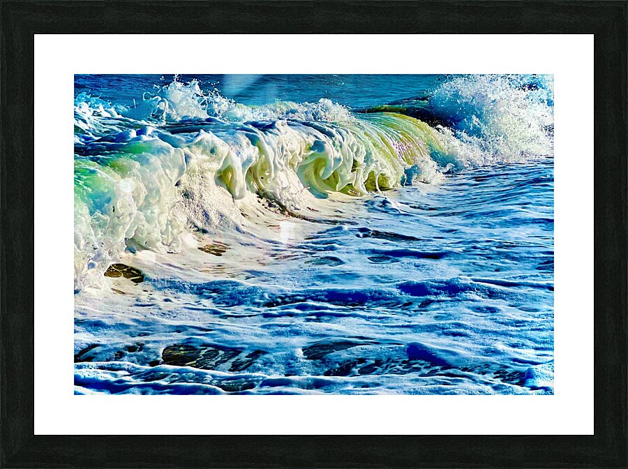 Wave Reflection Picture Frame print