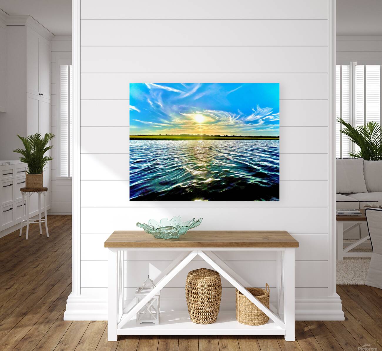Canal Sunset Reproduction