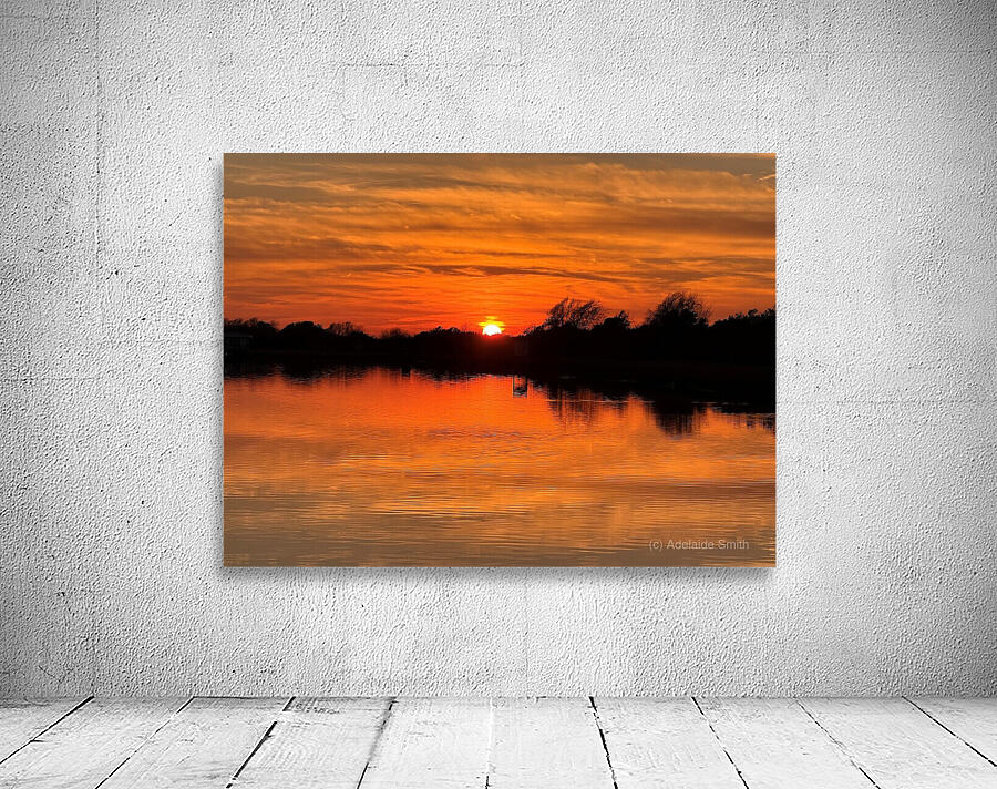 Canal Sunset 4 Wall Preview