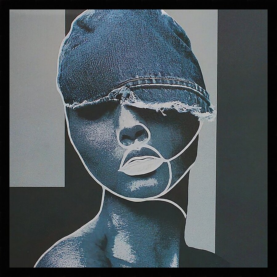 Blue Muse Picture Frame print