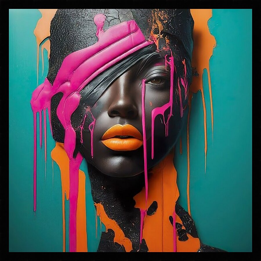 Velvet Bloom Picture Frame print