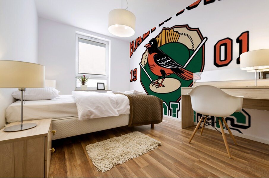 Baltimore Orioles 22 Mural print