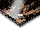 Winter Camping Under the Stars in Minnesota Acrylic print