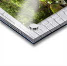 Car with Boulder in Nature Acrylic print