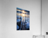 Winter Sunrise Over Lake Superior Acrylic Print