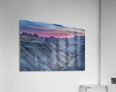 Sunset Over The Badlands Acrylic Print