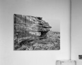 Foggy Outcrop Acrylic Print