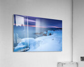 Minnesota Northshore Winter Sunset Acrylic Print