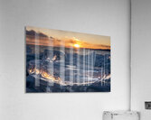 Icy Sunset Acrylic Print