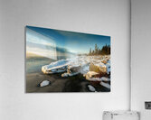 Rocky Lake Superior Sunrise Acrylic Print