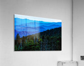 Blue Hour Over the Smoky Mountains Acrylic Print