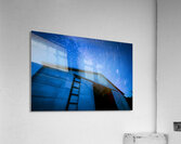 Star Trails over Farm Country Acrylic Print