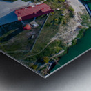 Point Betsie Michigan From Above Metal print