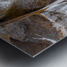 Lake Superior Ice Cove Metal print