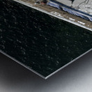 Grand Marais Winter Harbor Lighthouse Metal print