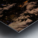 Winter Camping Under the Stars in Minnesota Metal print