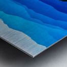 Blue Hour Over the Smoky Mountains Metal print