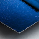 Star Trails over Farm Country Metal print