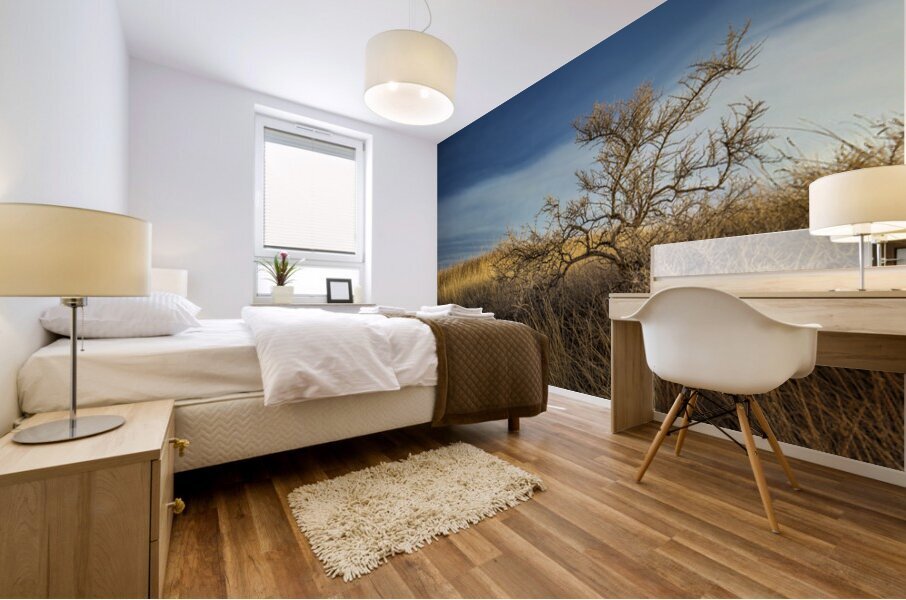 Brush In The Badlands Mural print