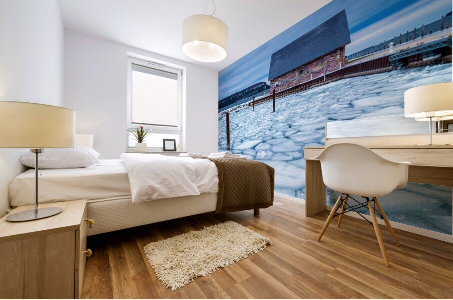 Winter In Ephraim Mural print